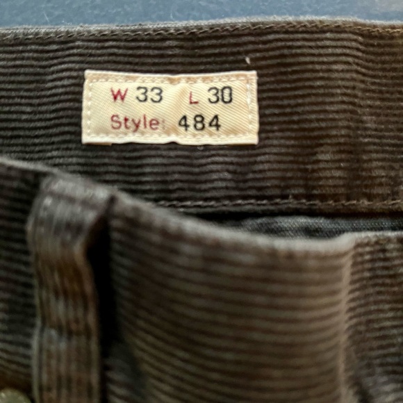 33/30 J. Crew Slim Fit Corduroy Pants - Picture 3 of 4